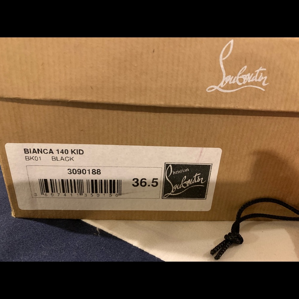 Christian Louboutin Bianca in matte black.